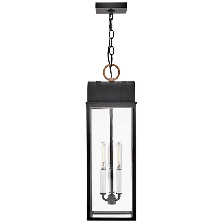 Image 6 Hinkley Outdoor Campbell Large Hanging Lantern Black more views