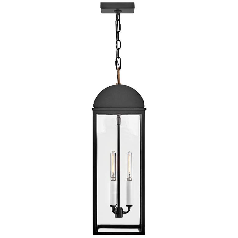 Image 7 Hinkley Outdoor Campbell Large Hanging Lantern Black more views