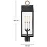 Thumbnail3 of Hinkley Outdoor Campbell Large Post Lantern Black more views