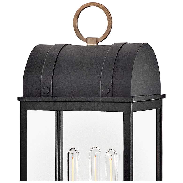 Image 5 Hinkley Outdoor Campbell Large Post Lantern Black more views