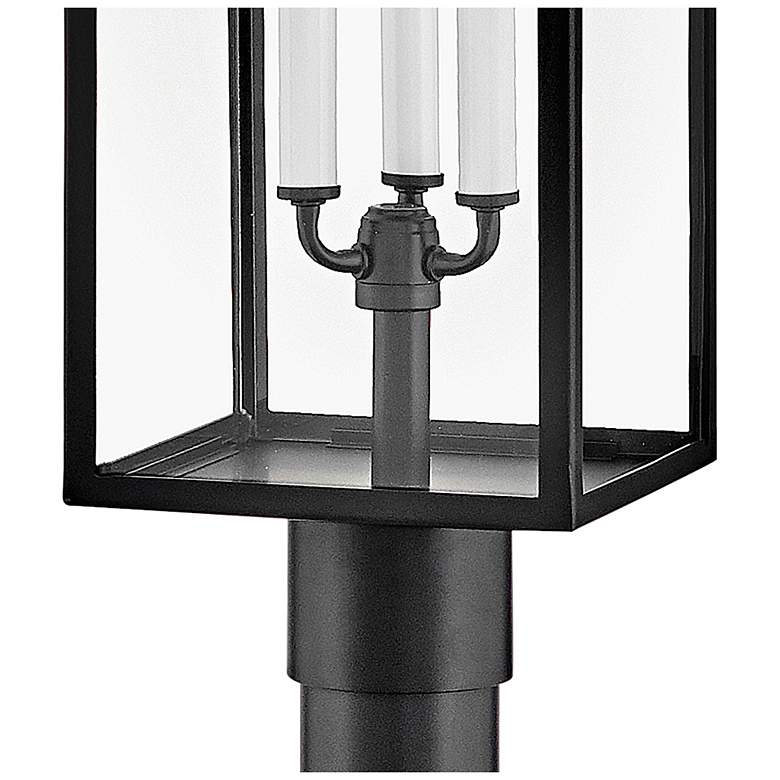 Image 6 Hinkley Outdoor Campbell Large Post Lantern Black more views