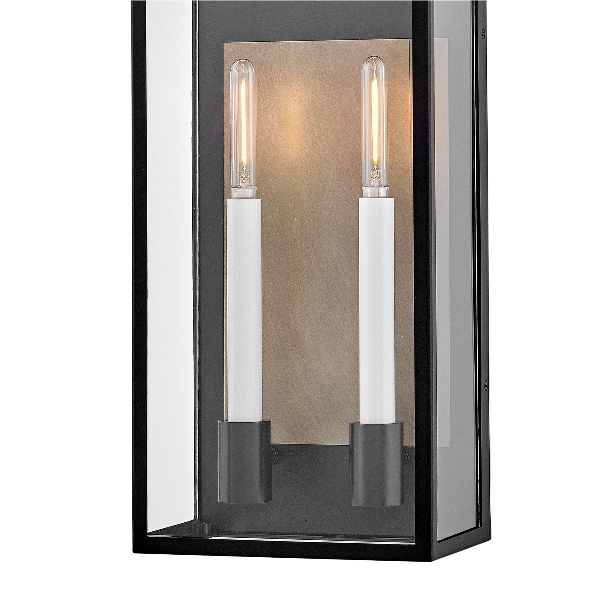 Image 5 Hinkley Outdoor Campbell Large Wall Mount Lantern 26" Black more views