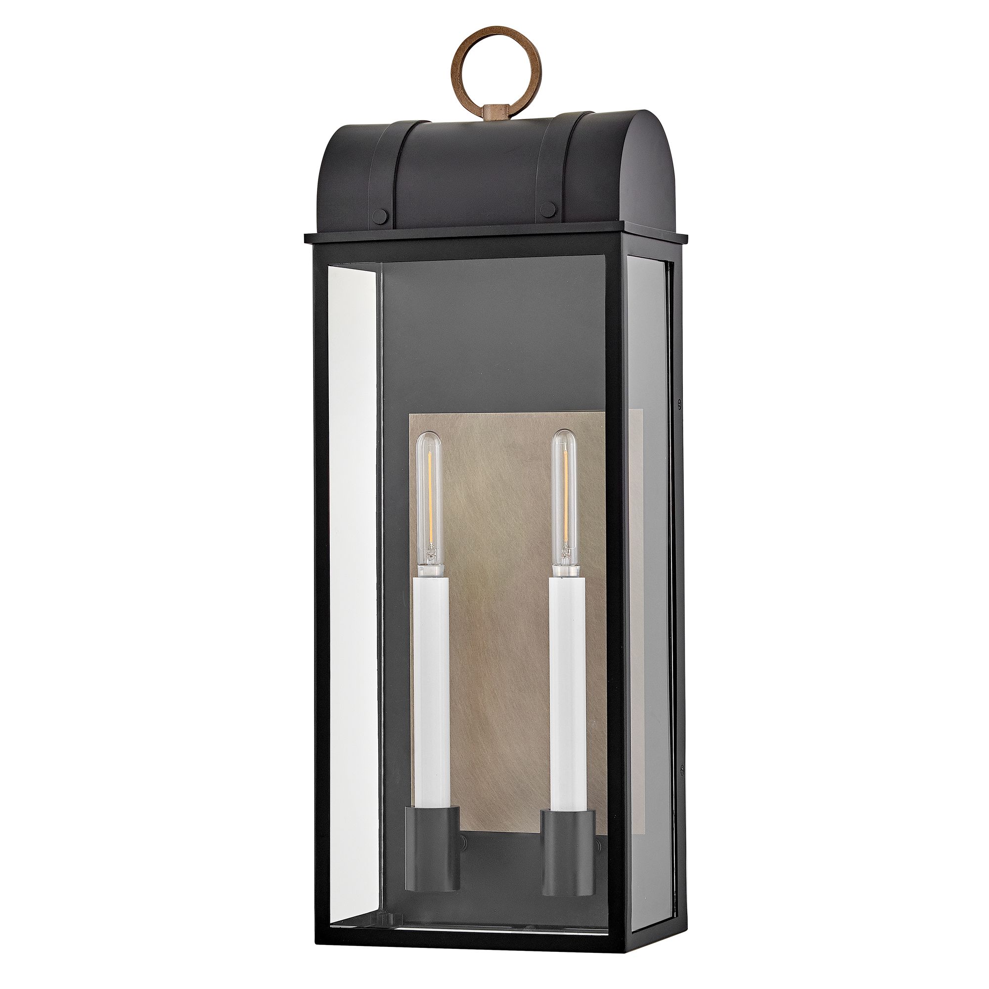 Image 7 Hinkley Outdoor Campbell Large Wall Mount Lantern 26" Black more views