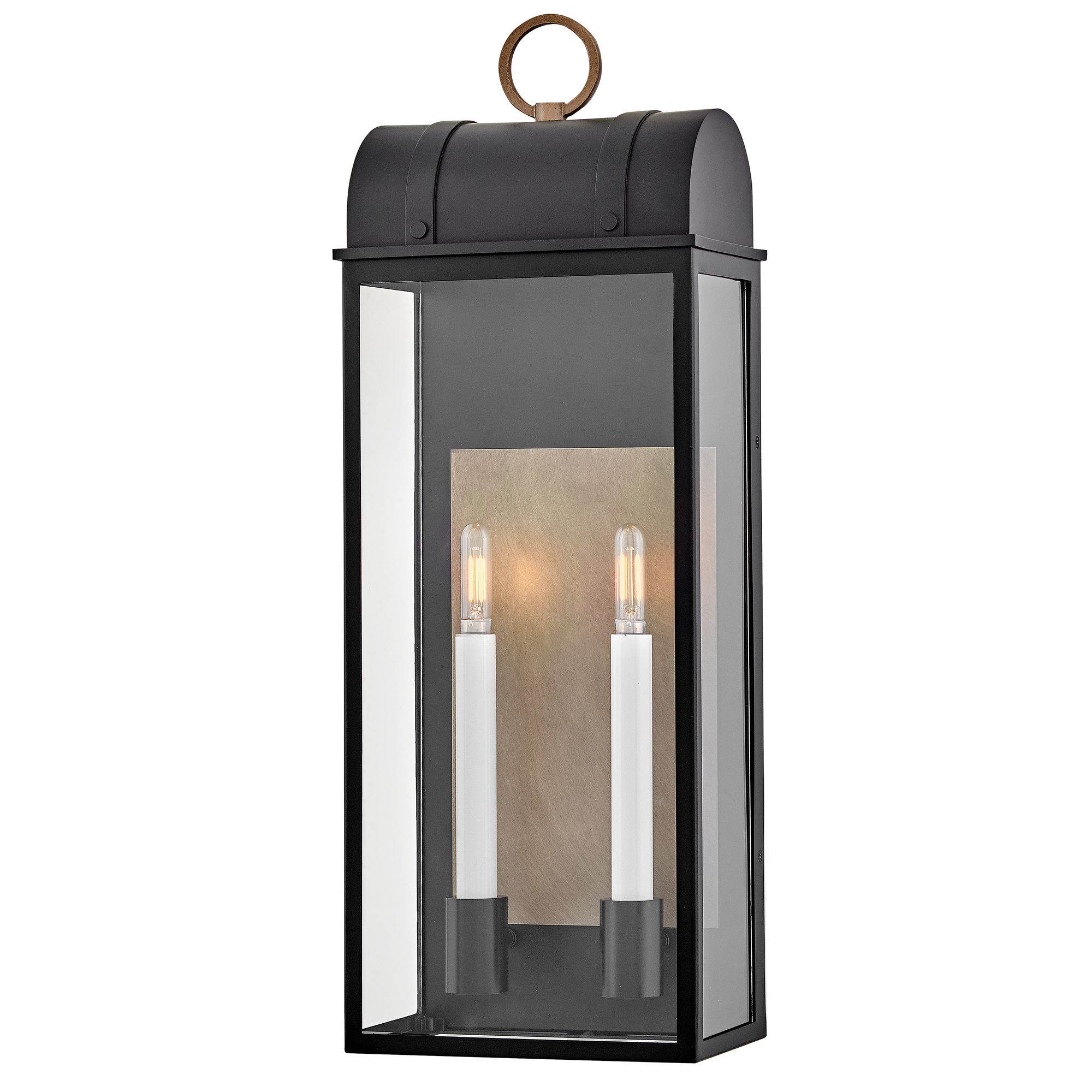 Hinkley Outdoor Campbell Large Wall Mount Lantern 26" Black