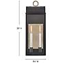 3_Hinkley Outdoor Campbell Large Wall Mount Lantern Black more views