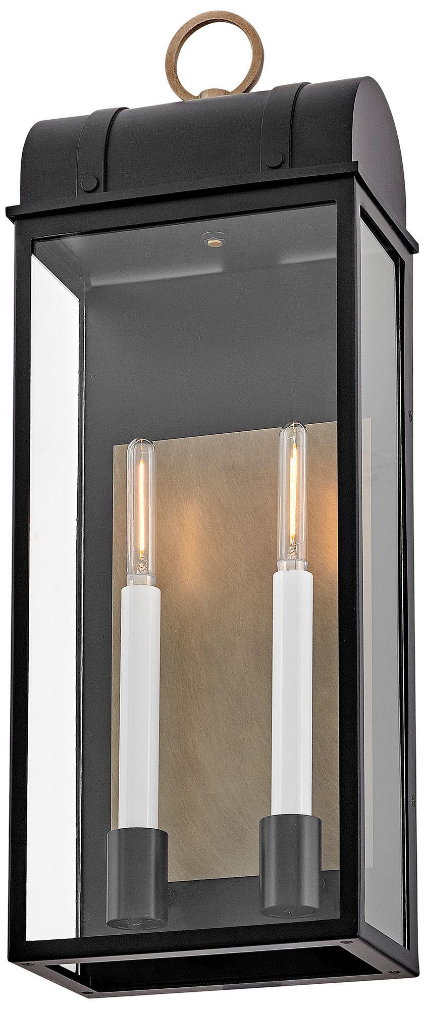 Hinkley Outdoor Campbell Large Wall Mount Lantern Black