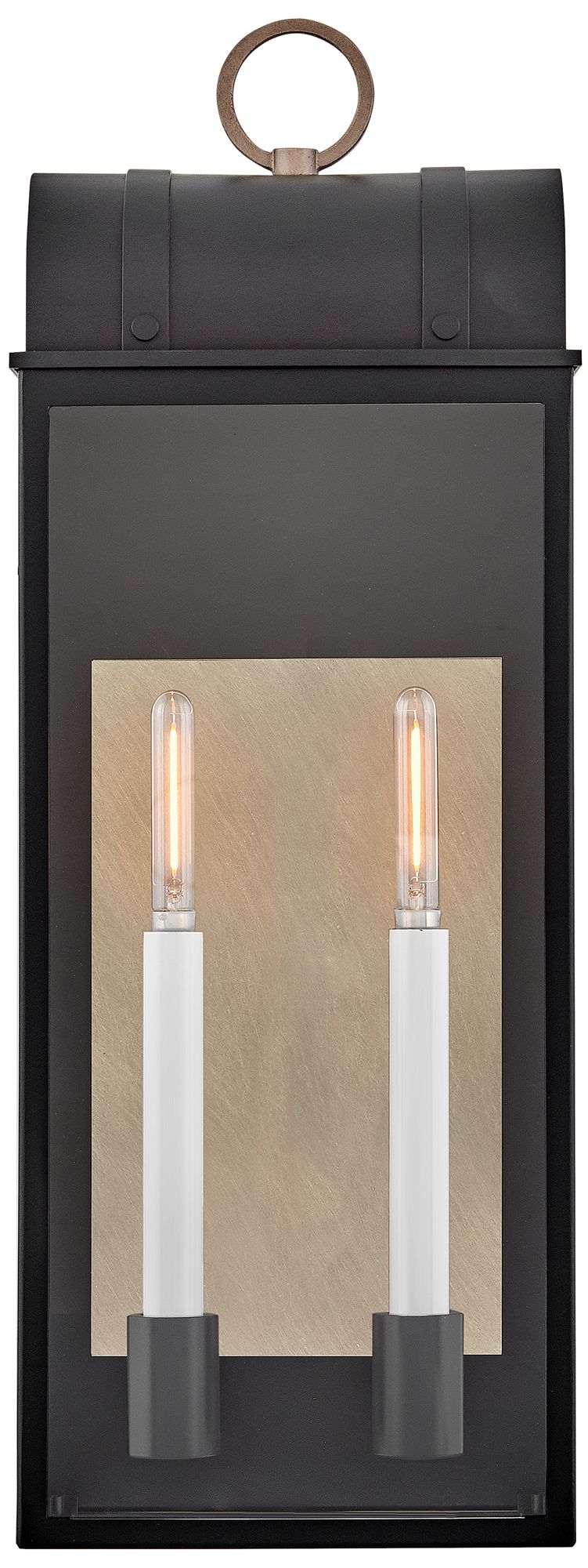 Hinkley Outdoor Campbell Large Wall Mount Lantern Black