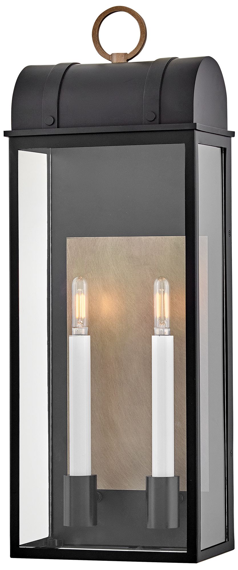 Hinkley Outdoor Campbell Large Wall Mount Lantern Black