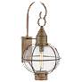 HINKLEY OUTDOOR CAPE COD Large Wall Mount Lantern Burnished Bronze