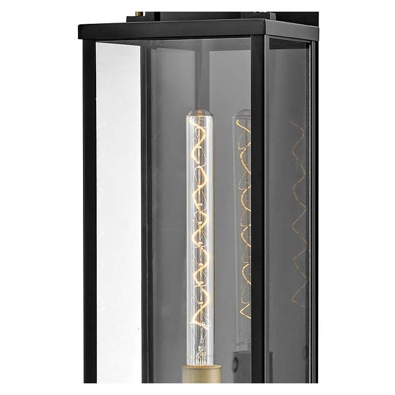 Image 2 Hinkley - Outdoor Catalina Large Wall Mount Lantern- Black/Burnished Bronze more views