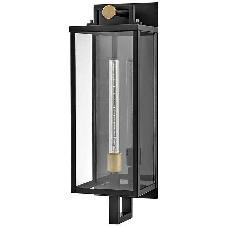 Image 3 Hinkley - Outdoor Catalina Large Wall Mount Lantern- Black/Burnished Bronze more views