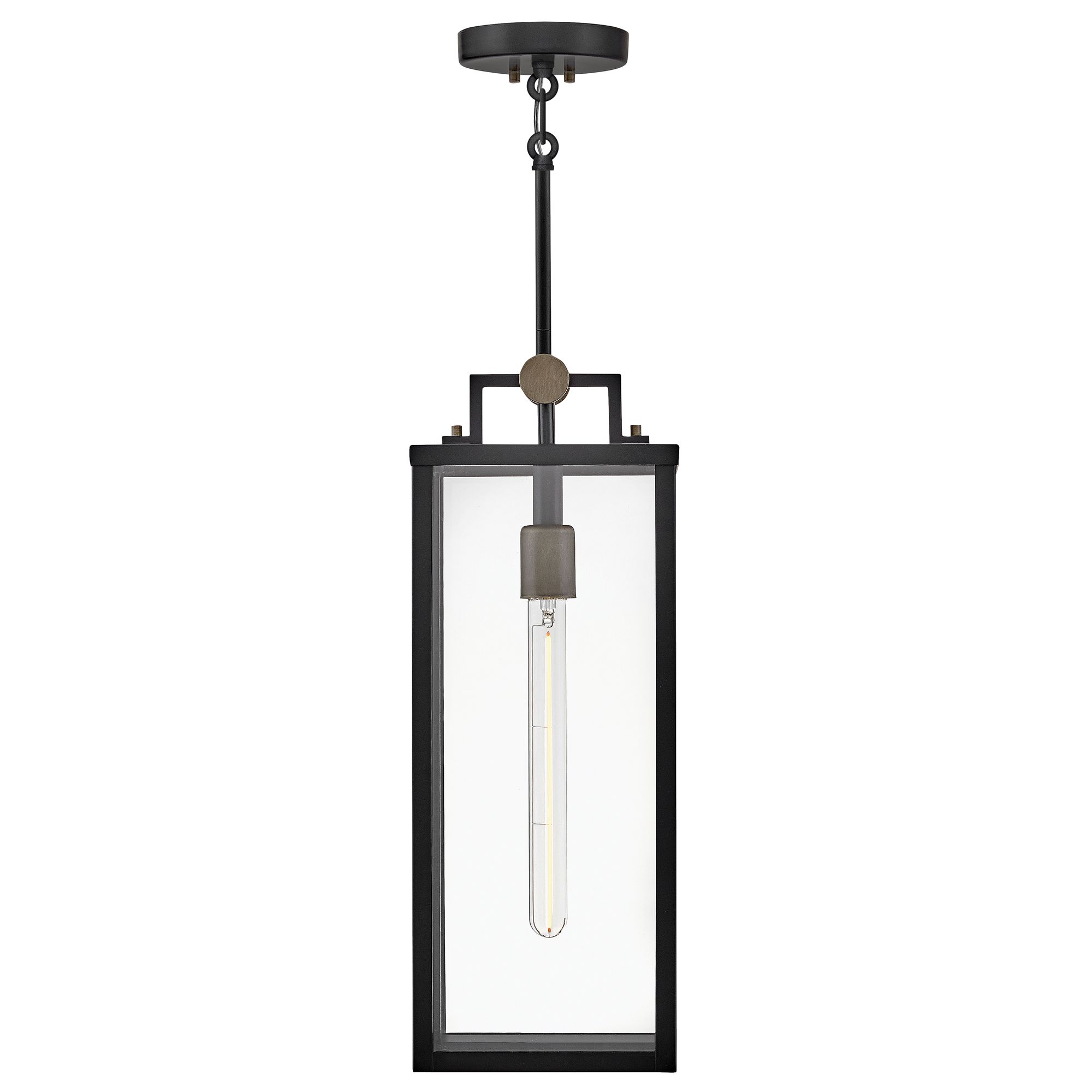 Hinkley Outdoor Catalina Medium Hanging Lantern 20.25" Black