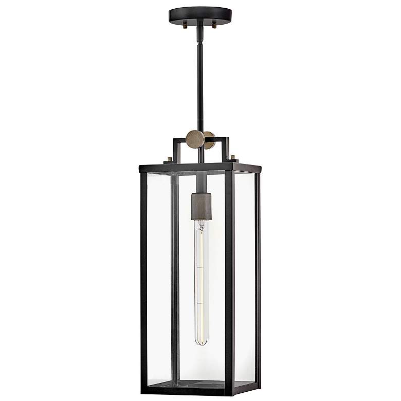 Image 1 Hinkley Outdoor Catalina Medium Hanging Lantern Black