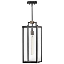 Hinkley Outdoor Catalina Medium Hanging Lantern Black