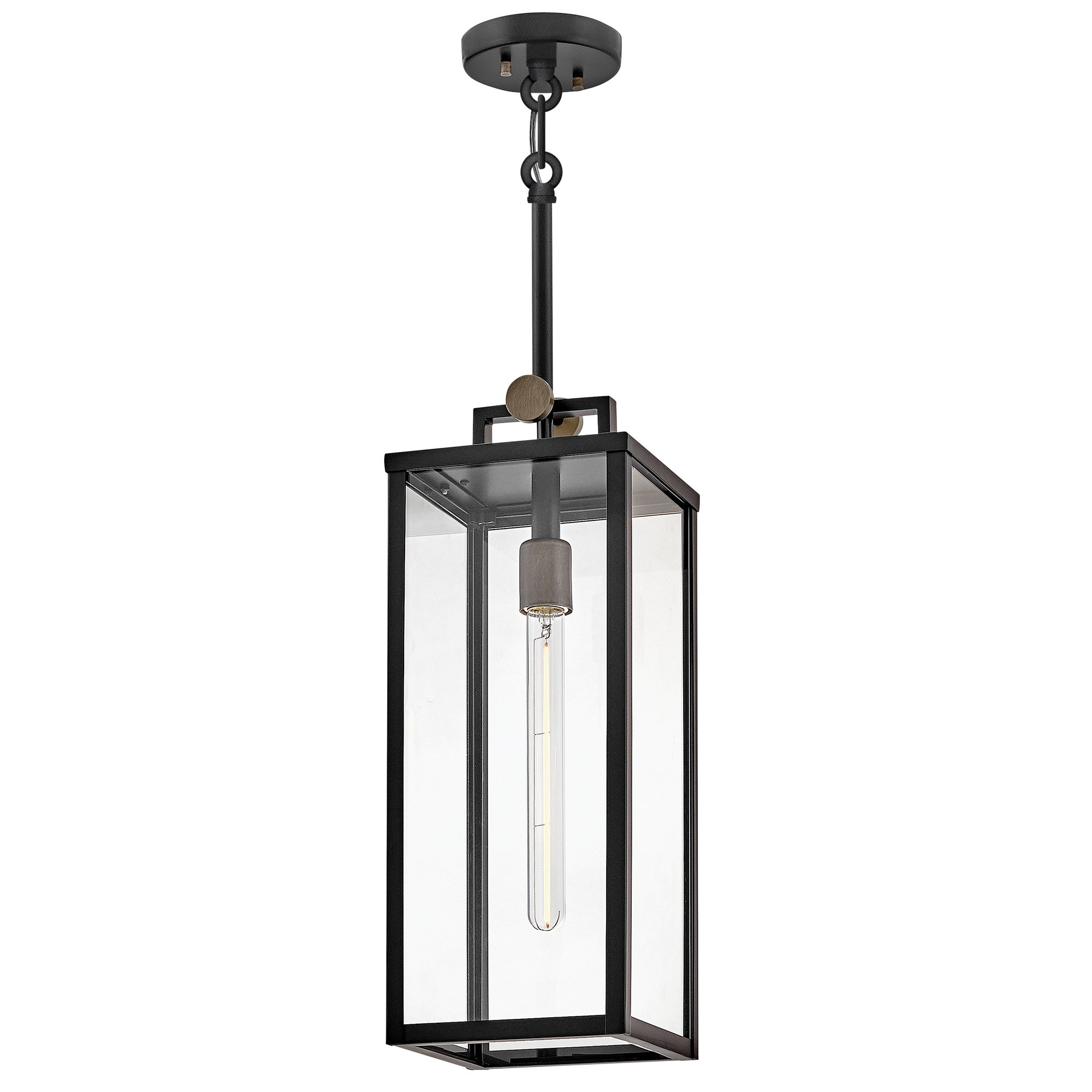 Hinkley Outdoor Catalina Medium Hanging Lantern Black