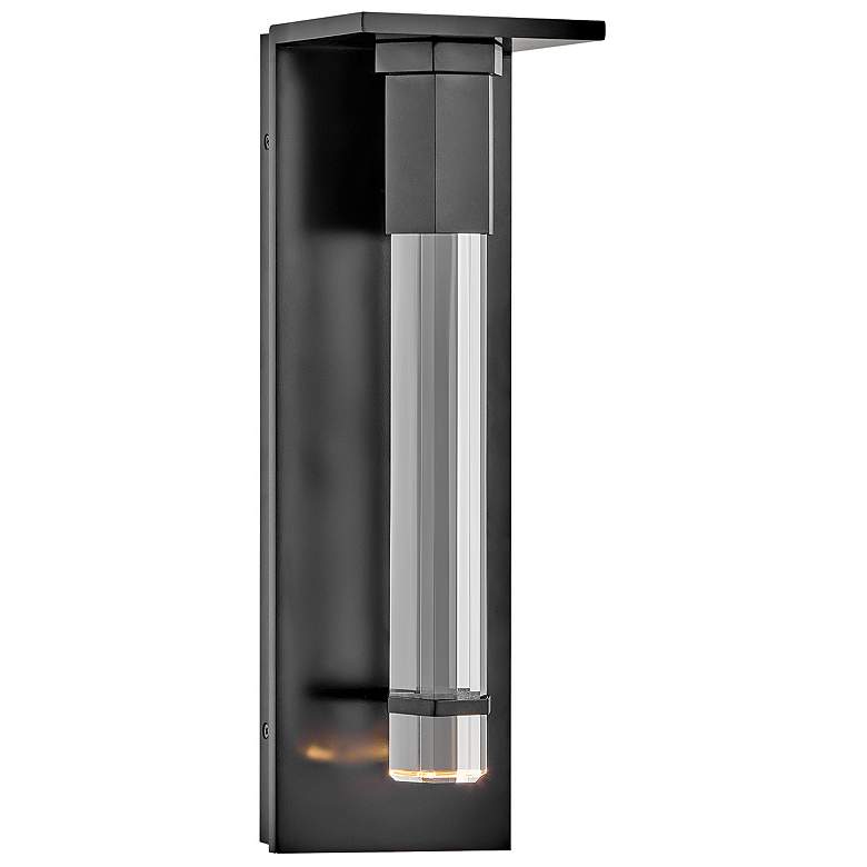 Image 1 Hinkley Outdoor Cecily Medium LED Wall Mount Lantern 5" Black
