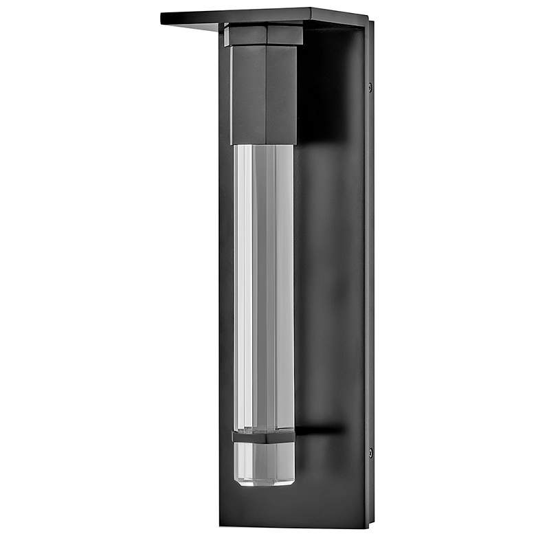 Image 2 Hinkley Outdoor Cecily Medium LED Wall Mount Lantern 5" Black more views