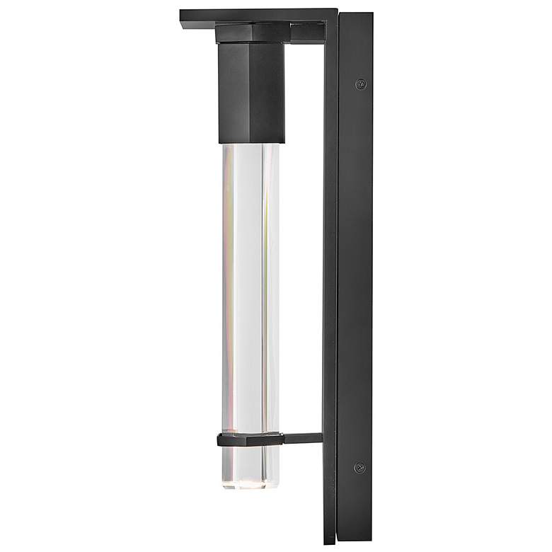 Image 6 Hinkley Outdoor Cecily Medium LED Wall Mount Lantern 5" Black more views