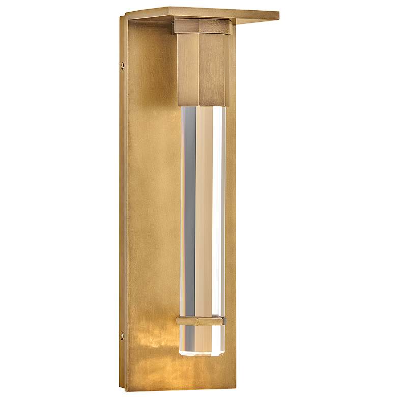 Image 1 Hinkley Outdoor Cecily Medium LED Wall Mount Lantern 5" Heritage Brass
