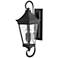 Hinkley - Outdoor Chapel Hill Extra Large Wall Mount Lantern- Museum Black