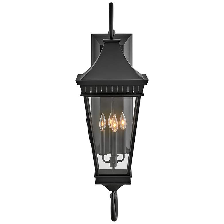 Image 6 Hinkley - Outdoor Chapel Hill Extra Large Wall Mount Lantern- Museum Black more views