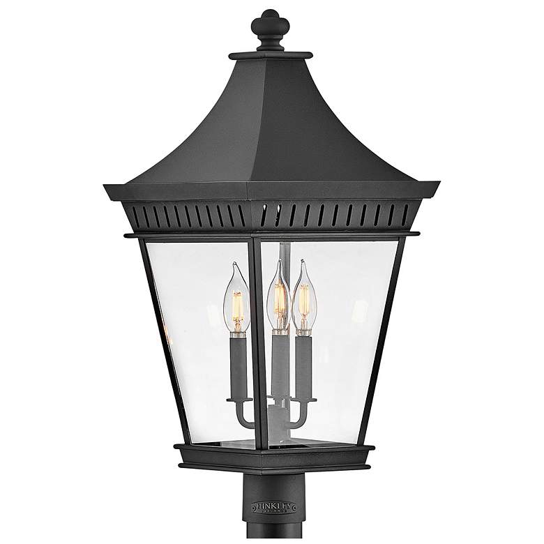 Image 5 Hinkley - Outdoor Chapel Hill Large Post Top or Pier Mount Lantern- Black more views