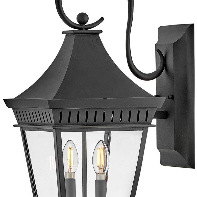 Image 2 Hinkley - Outdoor Chapel Hill Medium Wall Mount Lantern- Museum Black more views