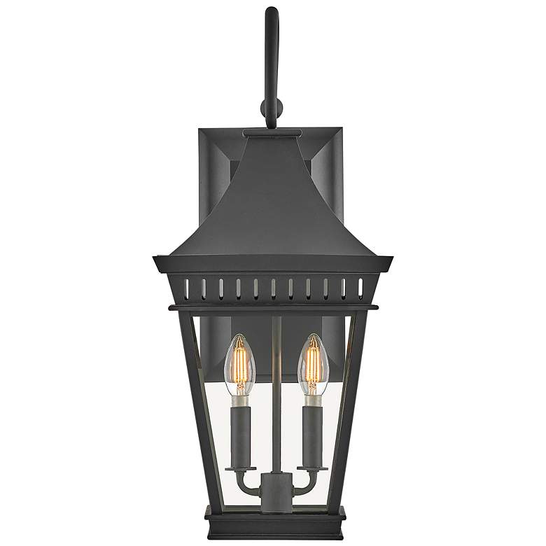 Image 6 Hinkley - Outdoor Chapel Hill Medium Wall Mount Lantern- Museum Black more views