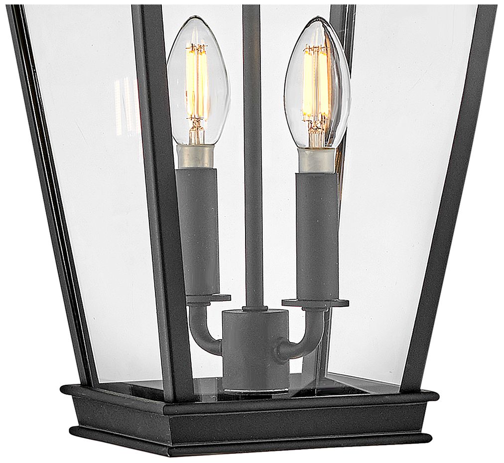 Hinkley - Outdoor Chapel Hill Medium Wall Mount Lantern- Museum Black