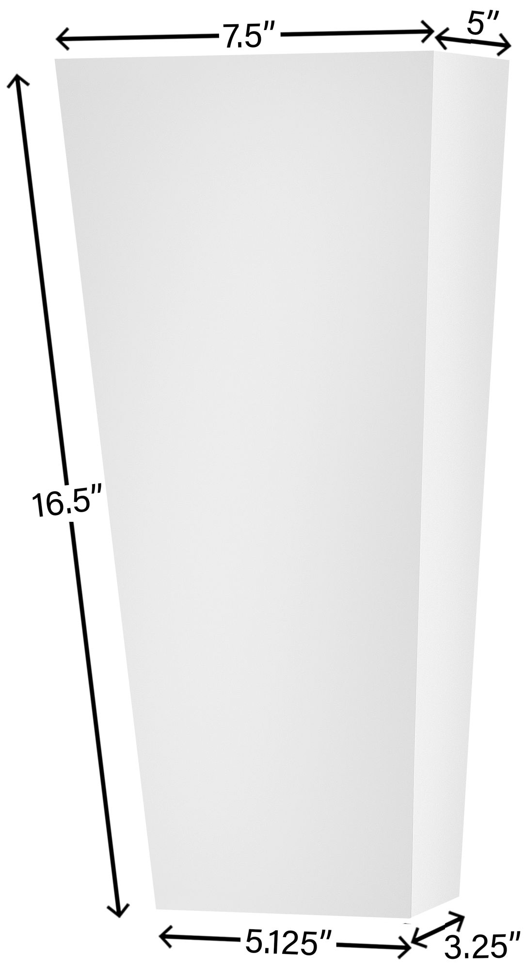 Hinkley - Outdoor Cruz Large Wall Mount Lantern- Textured White