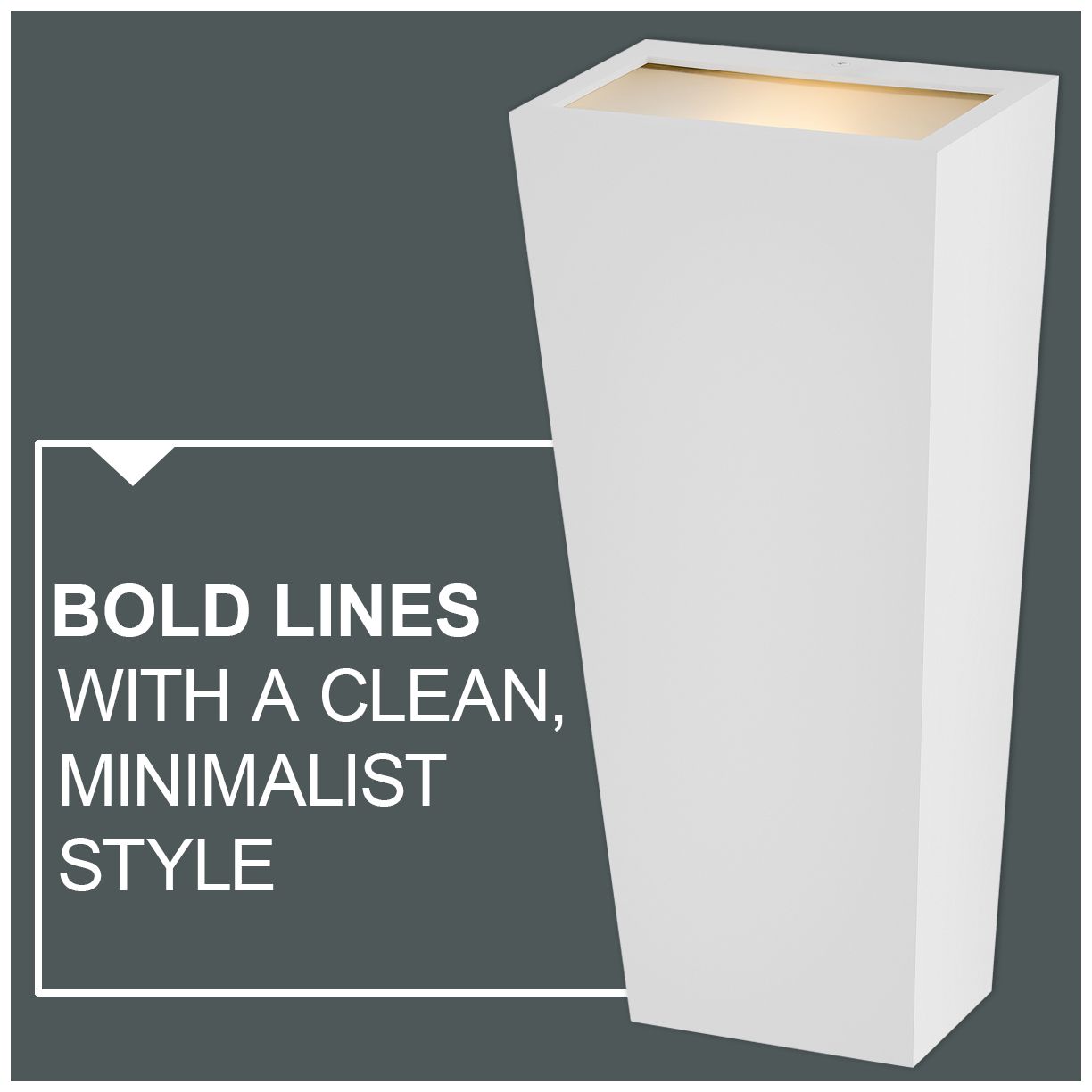 Hinkley - Outdoor Cruz Large Wall Mount Lantern- Textured White