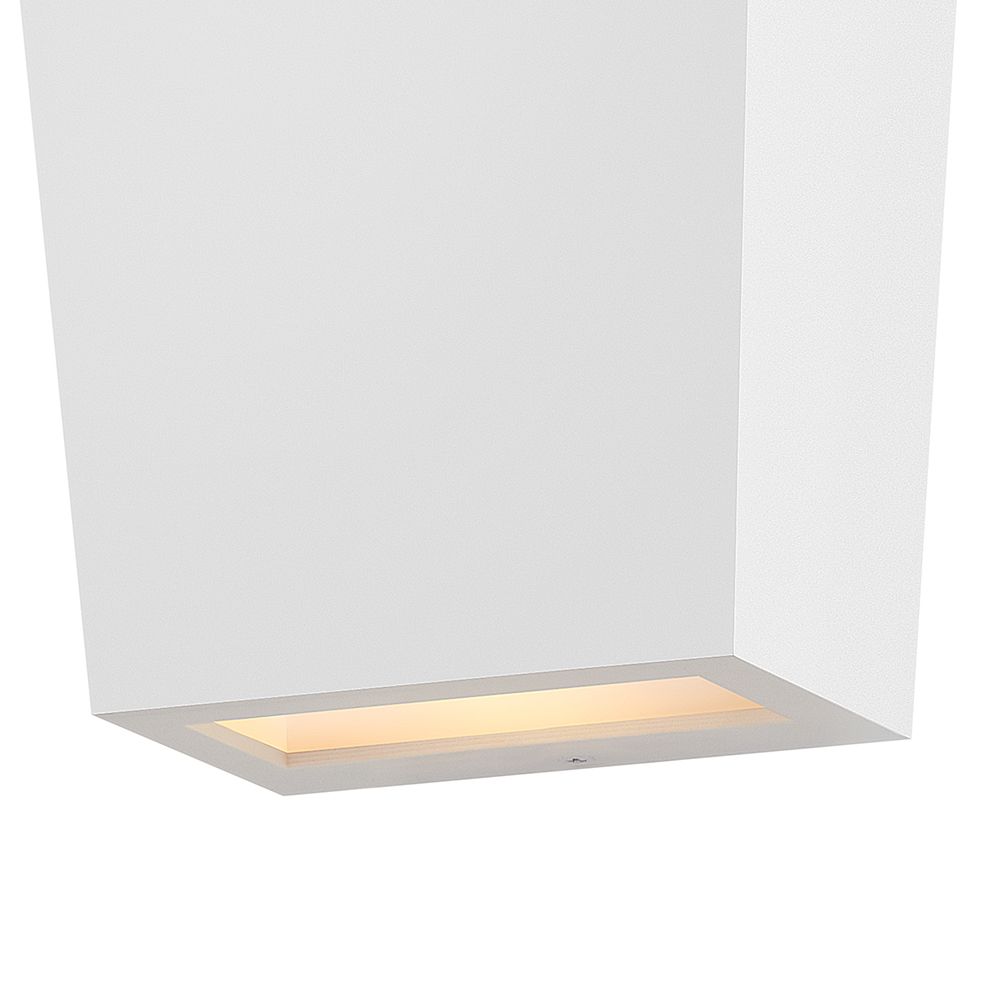 Image 7 Hinkley Outdoor Cruz Medium LED Wall Mount Lantern 16.5" Textured White more views