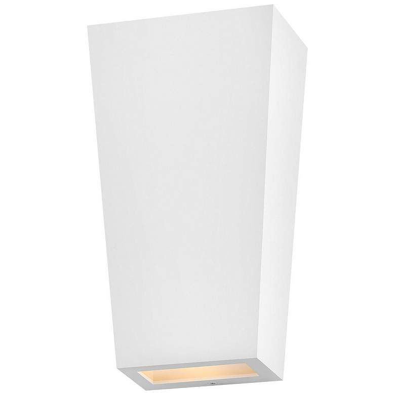 Image 1 Hinkley - Outdoor Cruz Small Wall Mount Lantern Lantern- Textured White