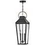 4_Hinkley - Outdoor Dawson Large Hanging Lantern- Black/Burnished Bronze more views