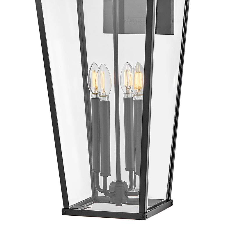 Image 5 Hinkley Outdoor Dawson Large Wall Mount Lantern 11" Black more views