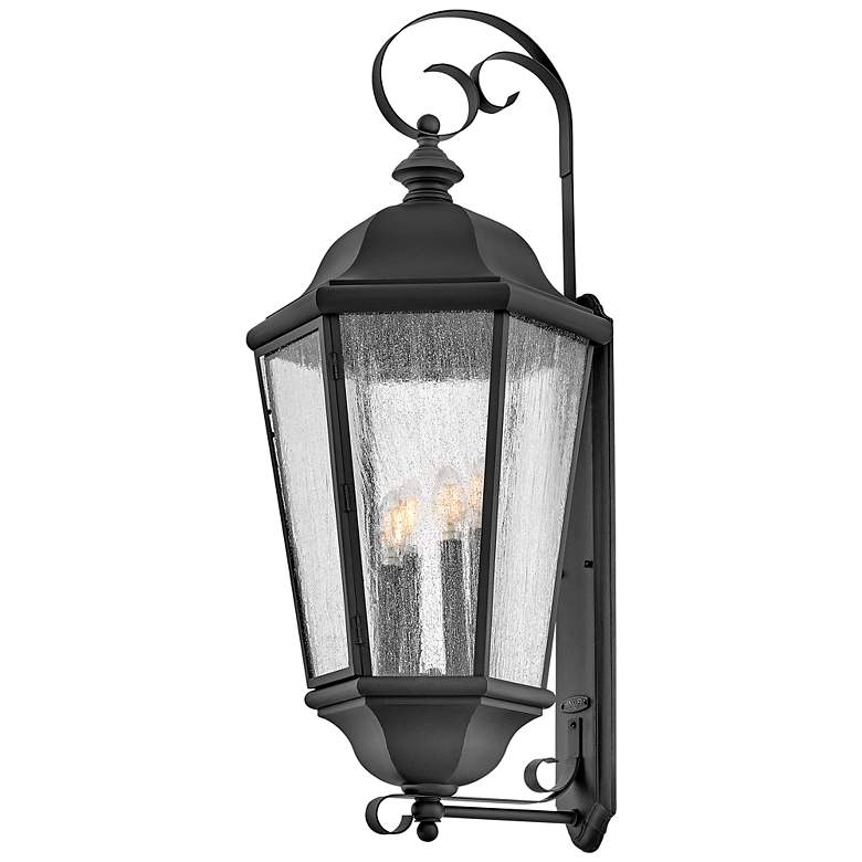 Image 7 Hinkley Outdoor Edgewater Extra Large Wall Mount Lantern Black more views