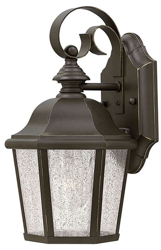 Hinkley Outdoor Edgewater Small Wall Mount Lantern 11.5" Oil Rubbed Bronze