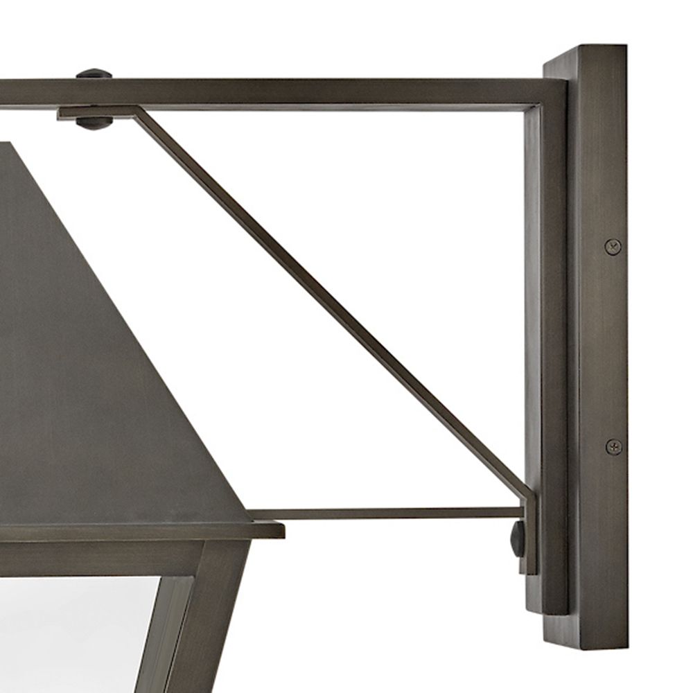 Hinkley Outdoor Endsley Large Wall Mount Lantern 14.0" Blackened Brass