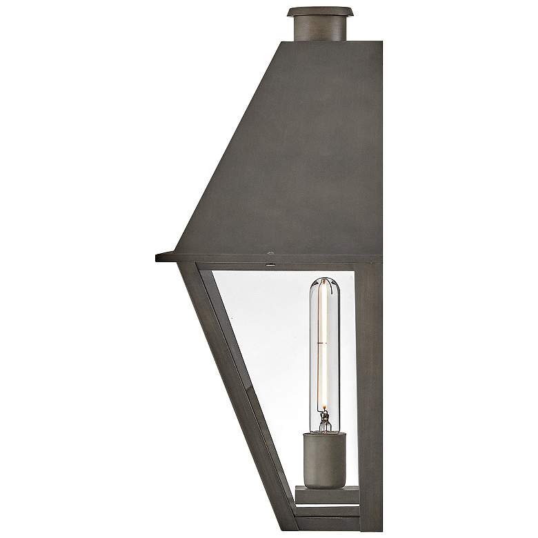 Image 6 Hinkley Outdoor Endsley Medium Wall Mount Lantern Blackened Brass more views