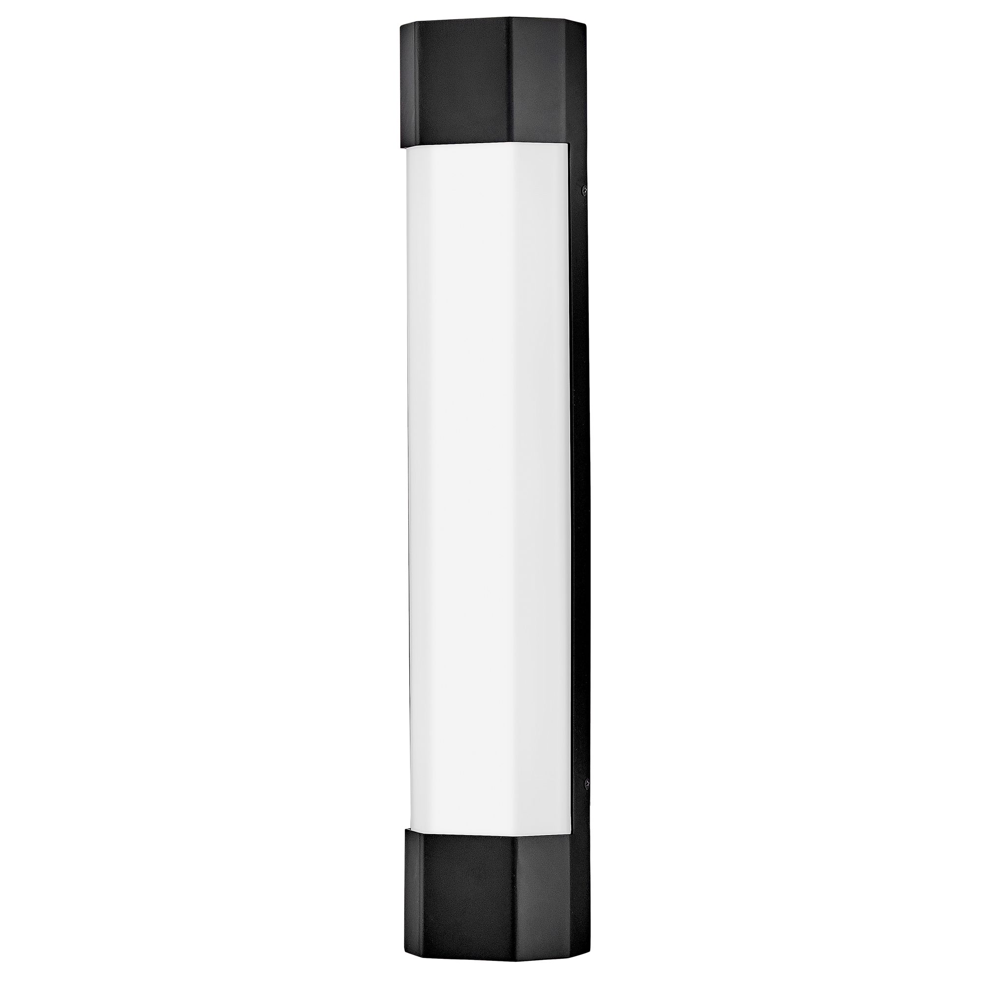 Image 4 Hinkley Outdoor Facet Large LED Wall Mount Lantern 23.75" Black more views