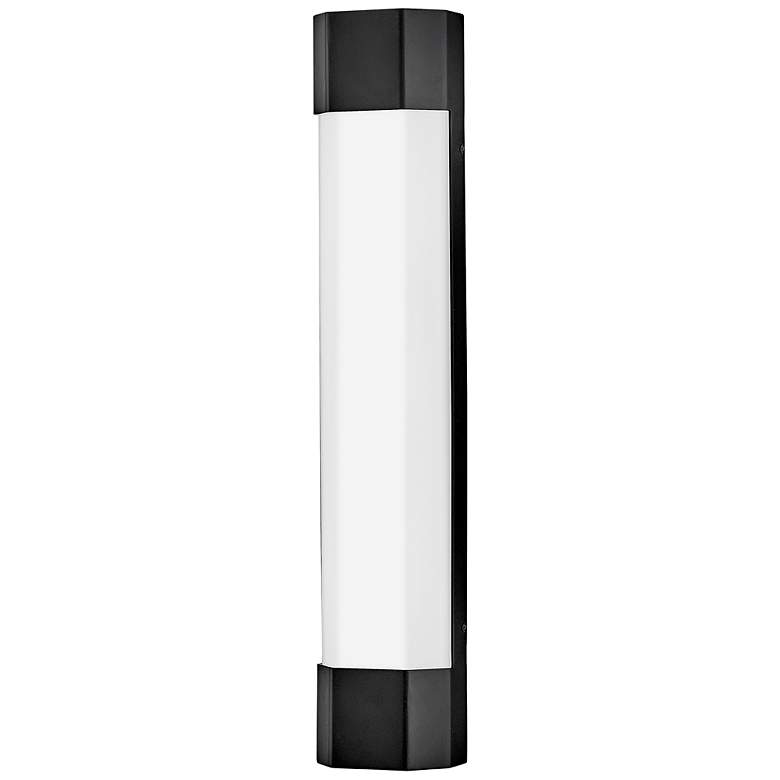 Image 4 Hinkley Outdoor Facet LED Large Wall Mount Lantern Black more views
