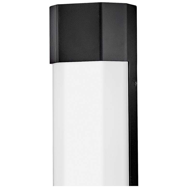 Image 5 Hinkley Outdoor Facet LED Large Wall Mount Lantern Black more views