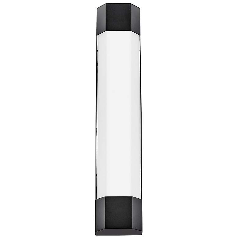 Image 6 Hinkley Outdoor Facet LED Large Wall Mount Lantern Black more views