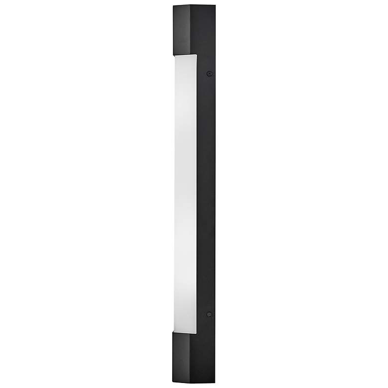 Image 7 Hinkley Outdoor Facet LED Large Wall Mount Lantern Black more views