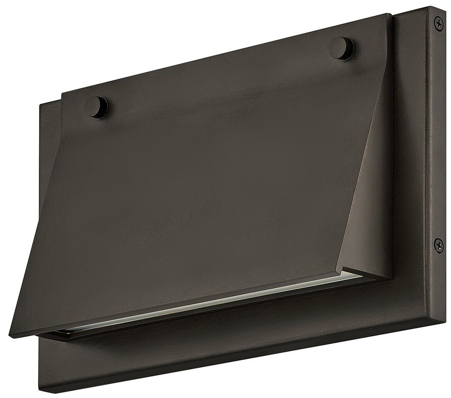 Thumbnail3 of Hinkley Outdoor Fold Extra Small Wall Mount Lantern 7" Black Oxide more views