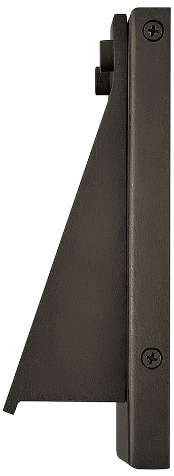Hinkley Outdoor Fold Extra Small Wall Mount Lantern 7" Black Oxide