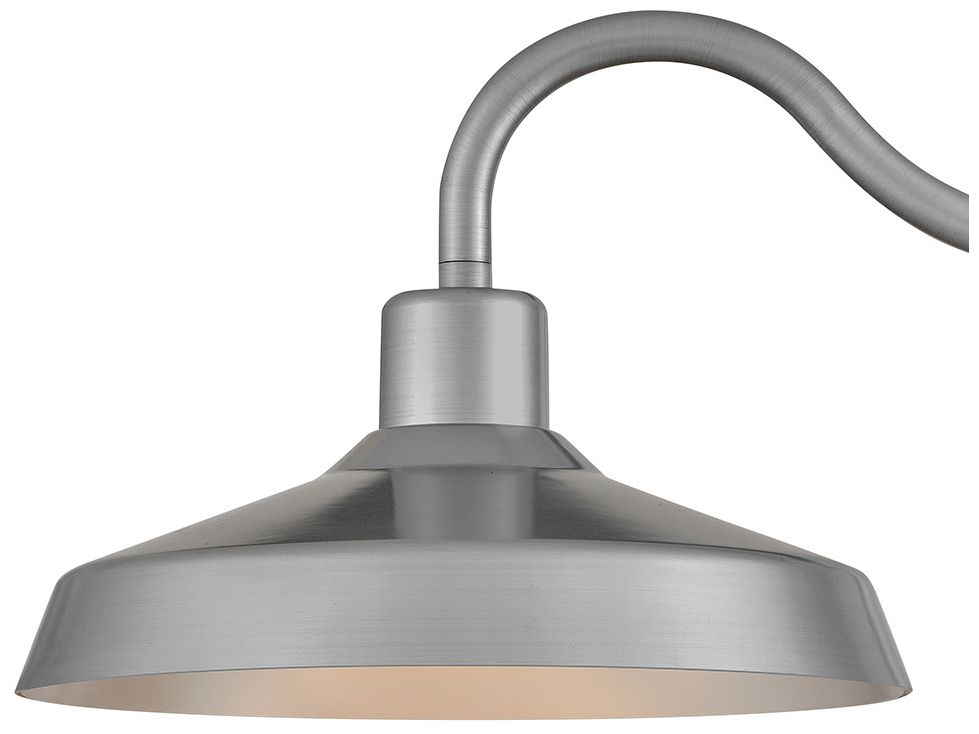 Image 2 Hinkley Outdoor Forge Medium Wall Mount Lantern 12.5" Antique Brushed Alumi more views