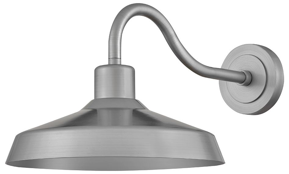 Image 4 Hinkley Outdoor Forge Medium Wall Mount Lantern 12.5" Antique Brushed Alumi more views