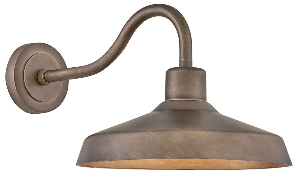 Hinkley Outdoor Forge Medium Wall Mount Lantern 12.5
