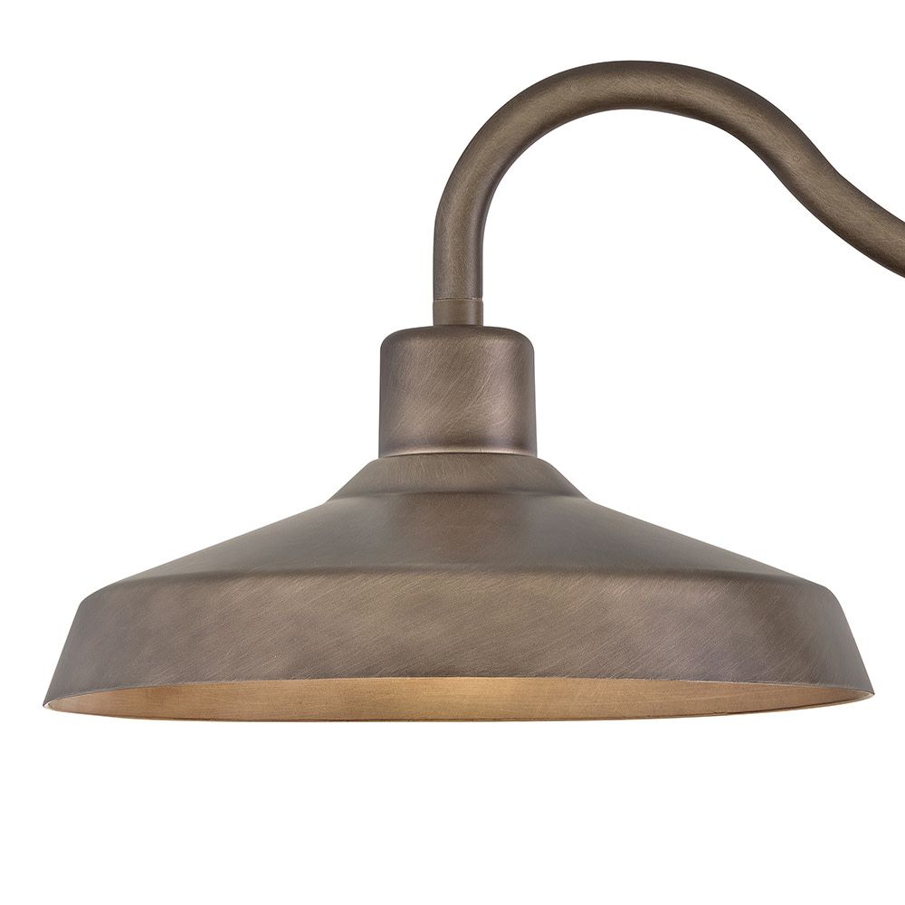Image 2 Hinkley Outdoor Forge Medium Wall Mount Lantern 12.5" Burnished Bronze more views